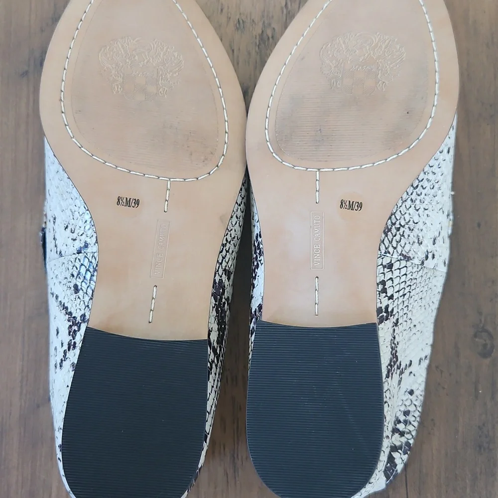 Vince Camuto Snakeskin Loafer - Picture 5 of 8